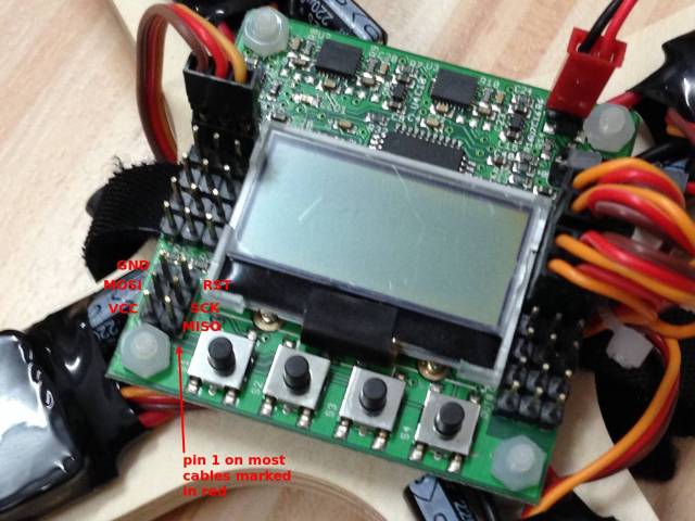 KK2.x ISP pinout KK2.x ISP pinout