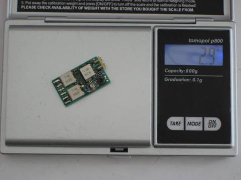 Corona RS410II gestrippt auf der Waage