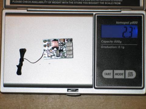 Noname Empfänger auf der Waage